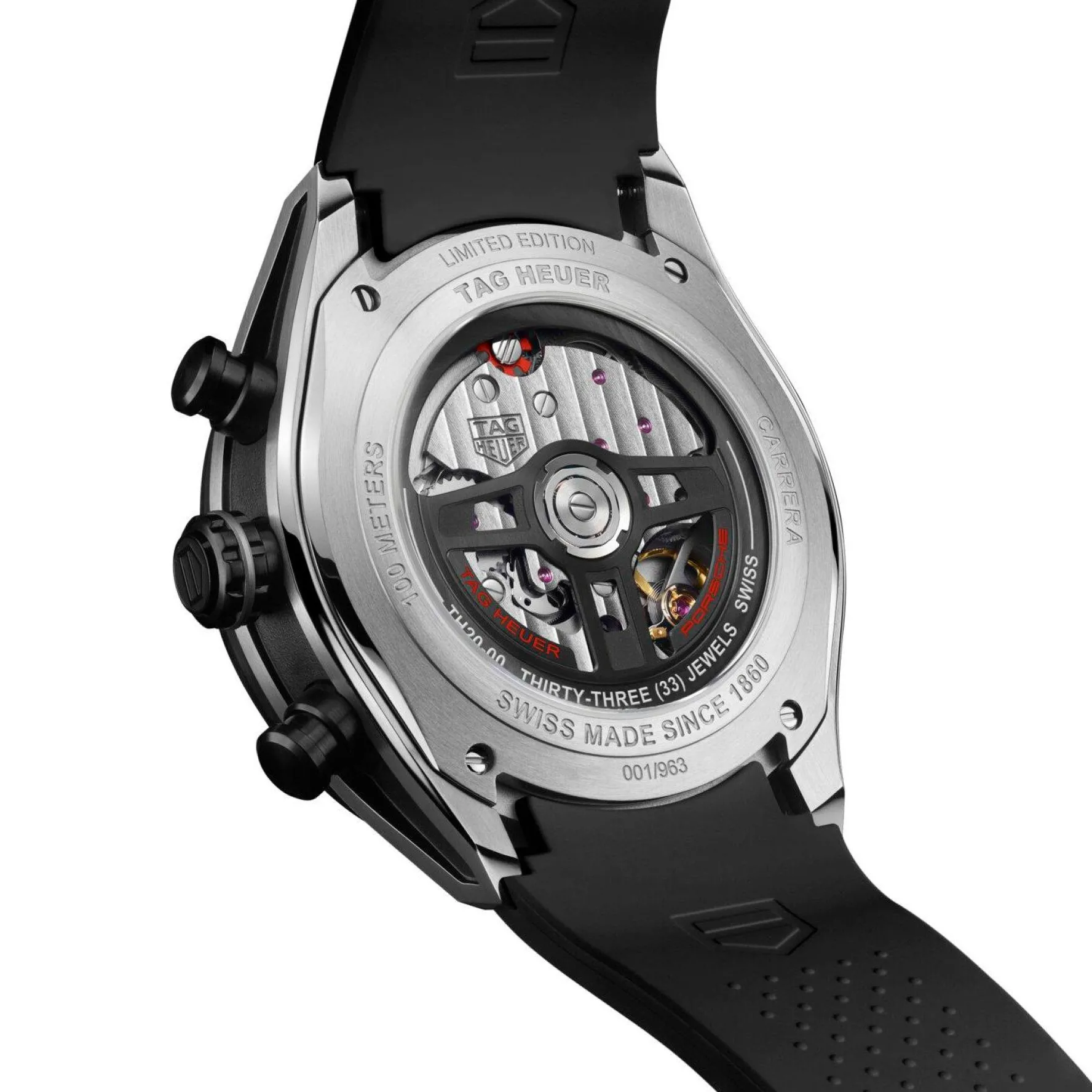 TAG Heuer Carrera Chronograph X Porsche 963 44mm Automatic Watch