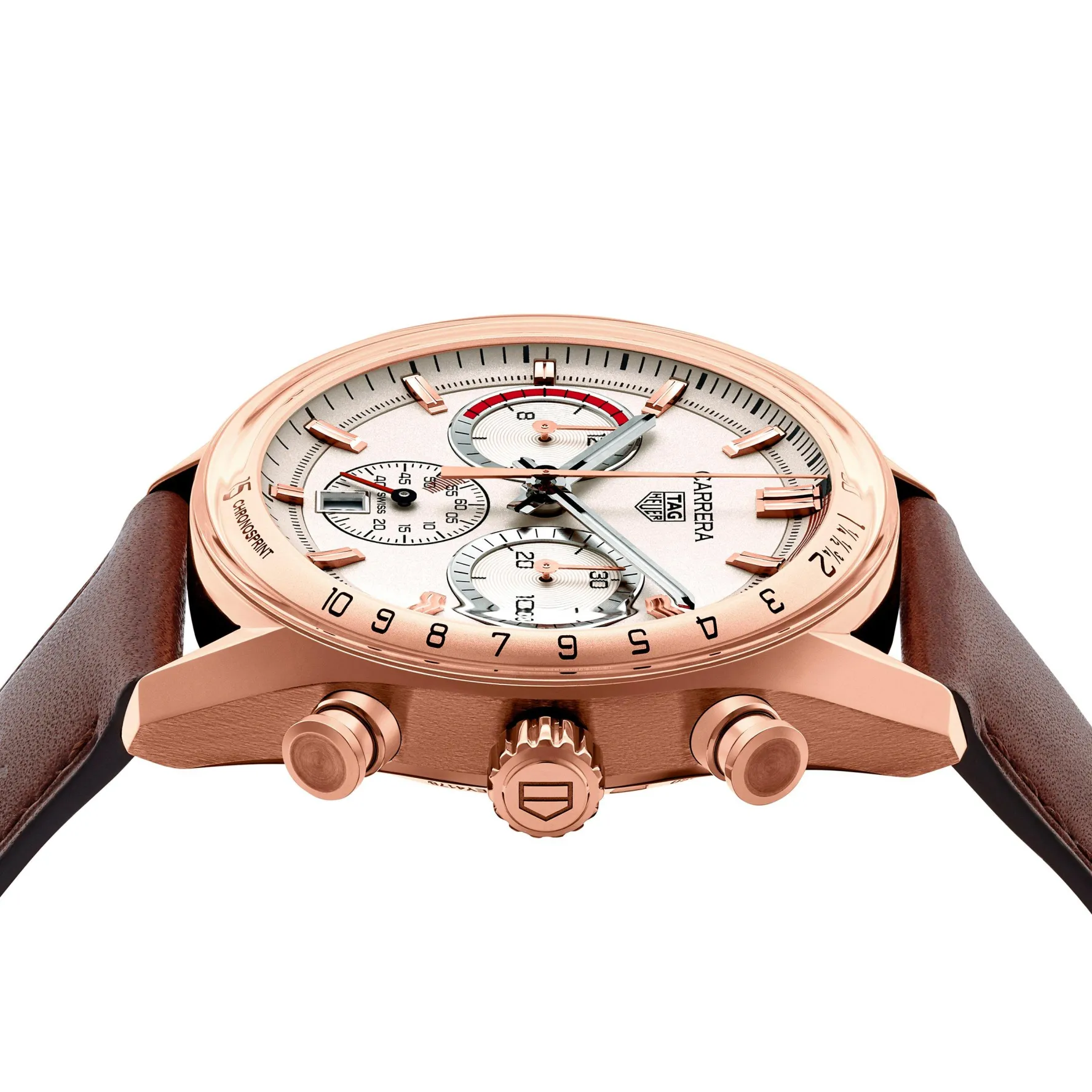 TAG Heuer Carrera Chronosprint X Porsche 42mm 18K Rose Gold Automatic Men's Watch