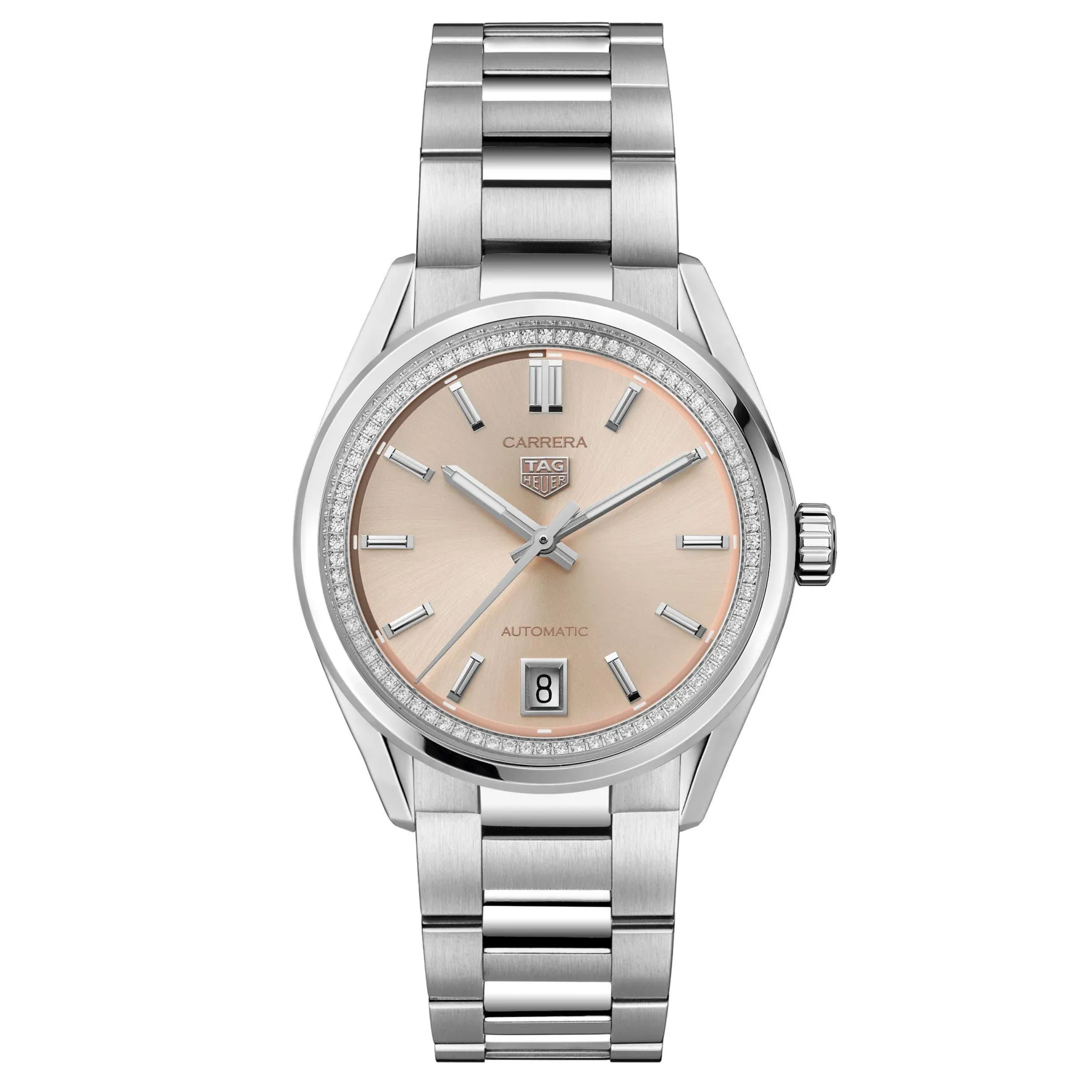 TAG Heuer Carrera Date 36mm Diamond Automatic Ladies Watch