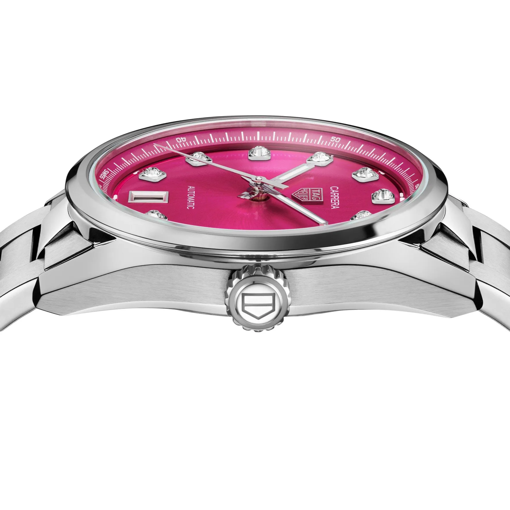 TAG Heuer Carrera Date 36mm Diamond Automatic Ladies Watch