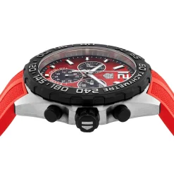 TAG Heuer Formula 1 Chronograph 43mm Red Rubber Strap Men’s Watch