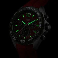 TAG Heuer Formula 1 Chronograph 43mm Red Rubber Strap Men’s Watch