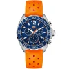 TAG Heuer Formula 1 Chronograph 43mm Orange Rubber Strap Men’s Watch