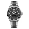 TAG Heuer Formula 1 Quartz Men's Grey Steel and Black Ceramic Chronograph 43mm Watch