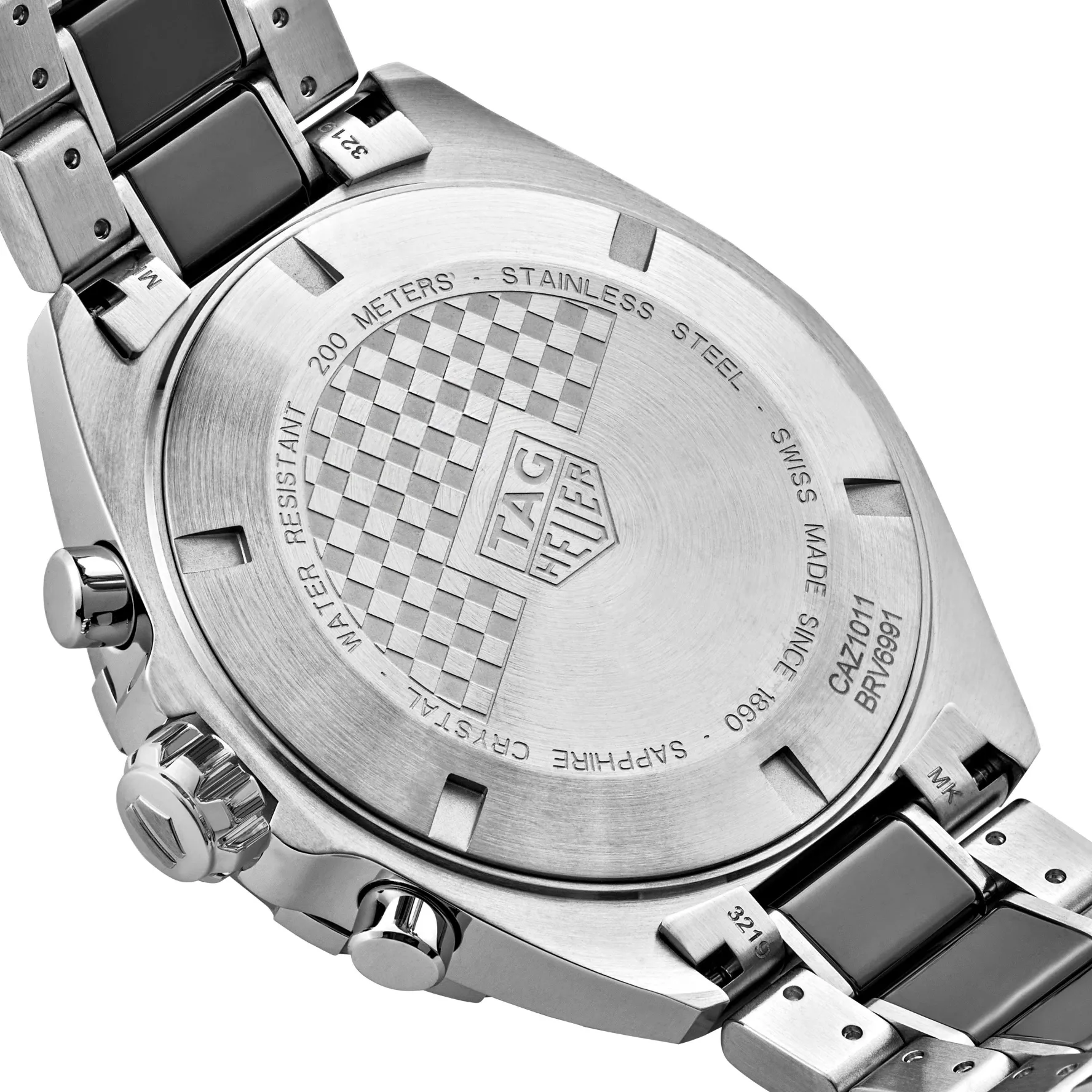 TAG Heuer Formula 1 Quartz Men's Grey Steel and Black Ceramic Chronograph 43mm Watch