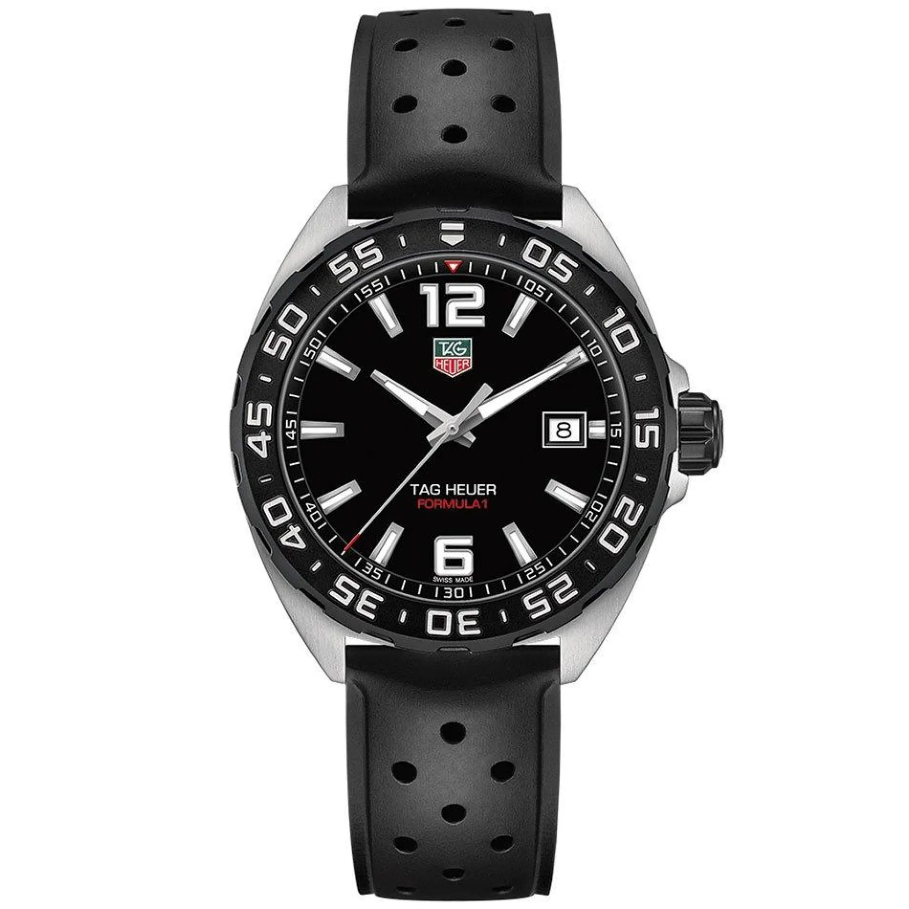 TAG Heuer Formula 1 Quartz Men's Black Rubber 41mm Watch