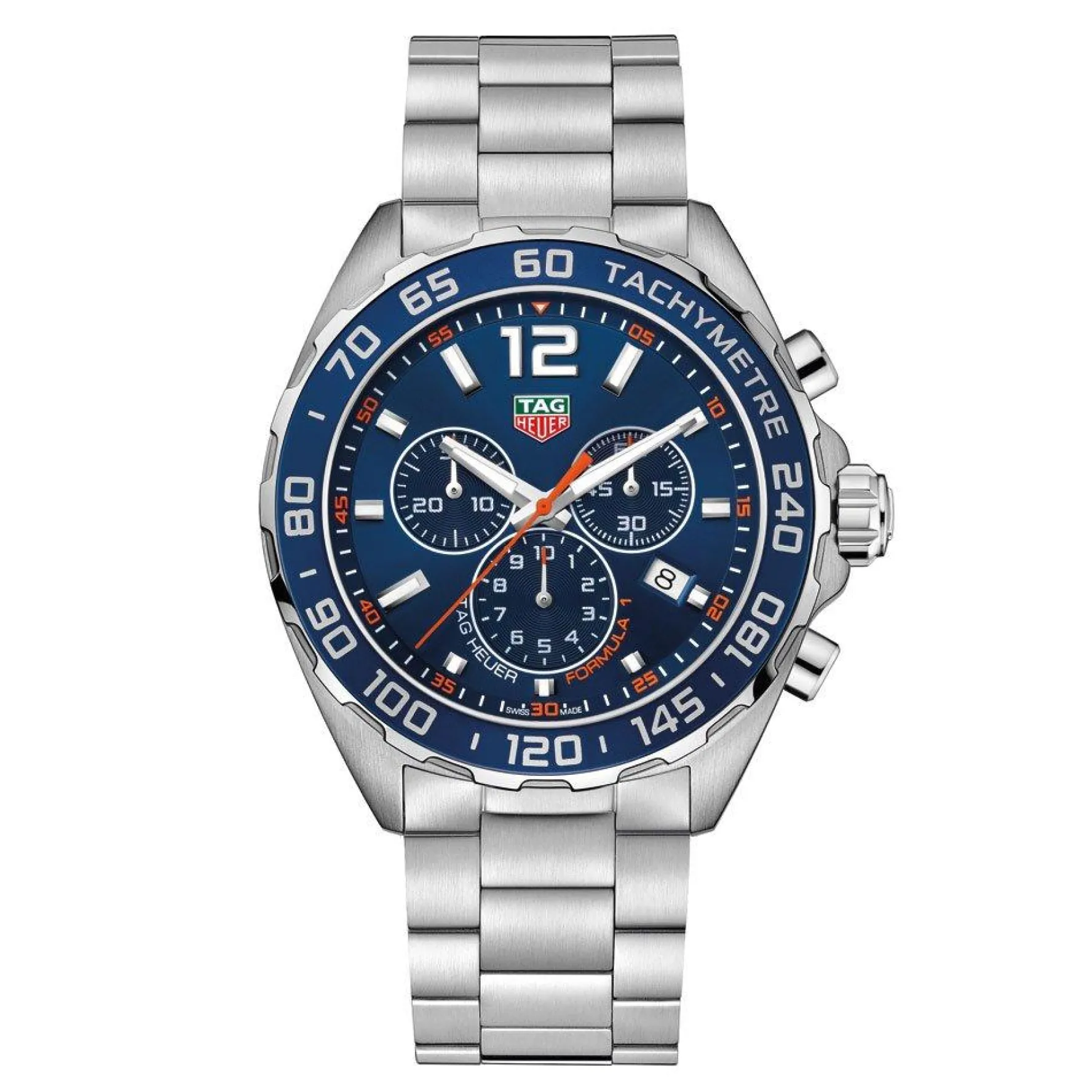 TAG Heuer Formula 1 Quartz Men's Blue Steel Chronograph 43mm Watch