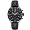 TAG Heuer Formula 1 Quartz Men's Black Rubber Chronograph 43mm Watch