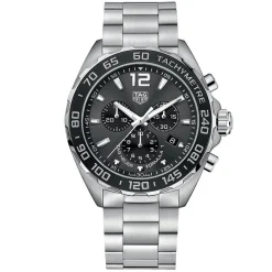 TAG Heuer Formula 1 Quartz Men's Grey Steel Chronograph 43mm Watch
