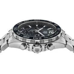 TAG Heuer Formula 1 Quartz Men's Grey Steel Chronograph 43mm Watch