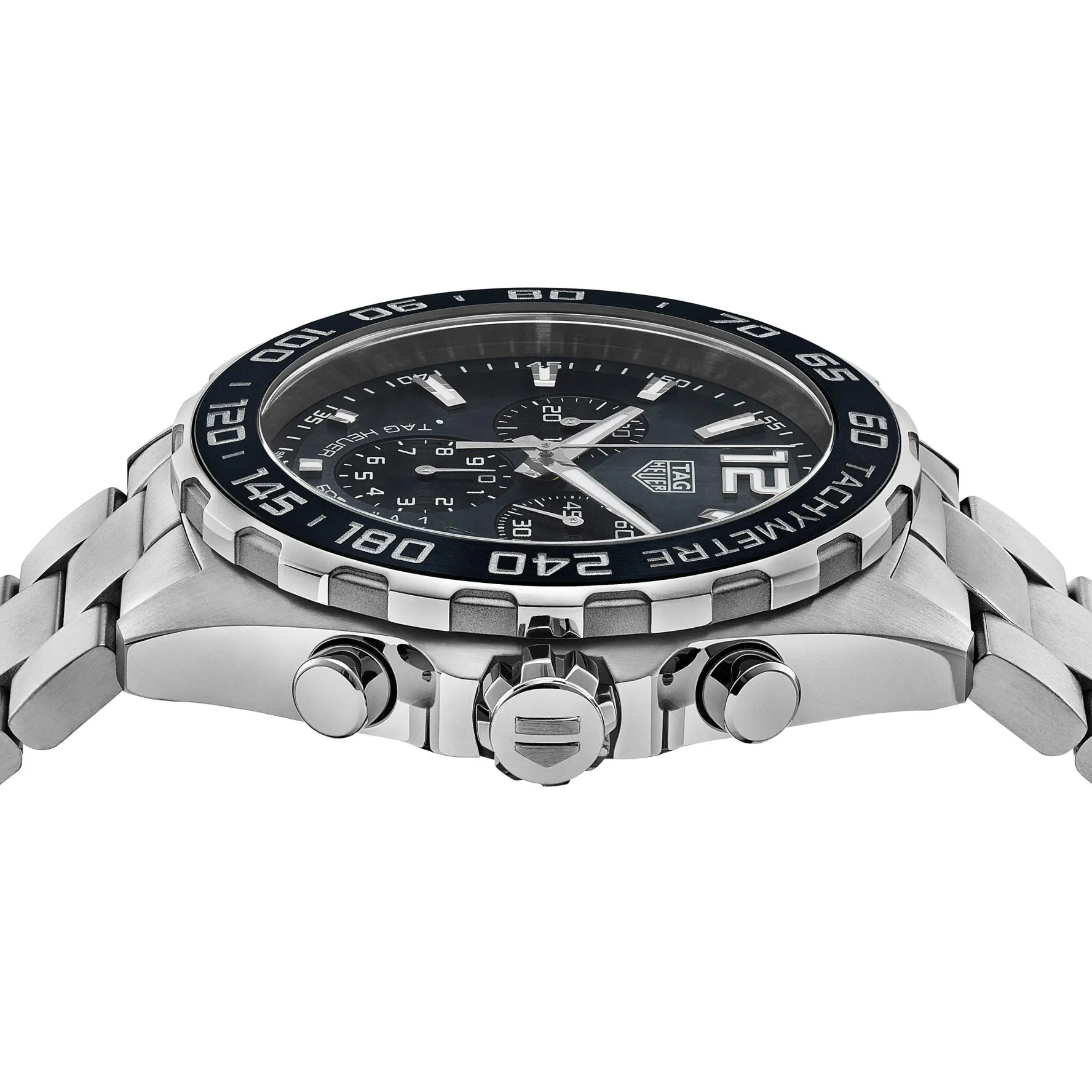 TAG Heuer Formula 1 Quartz Men's Grey Steel Chronograph 43mm Watch