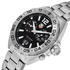 TAG Heuer Formula 1 Quartz Men's Black Steel Alarm 41mm Watch
