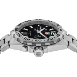 TAG Heuer Formula 1 Quartz Men's Black Steel Alarm 41mm Watch