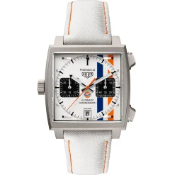 TAG Heuer Limited Edition Monaco Chronograph X Gulf 39mm Titanium Automatic Watch