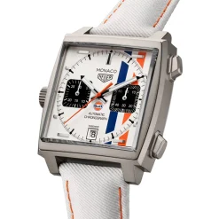 TAG Heuer Limited Edition Monaco Chronograph X Gulf 39mm Titanium Automatic Watch
