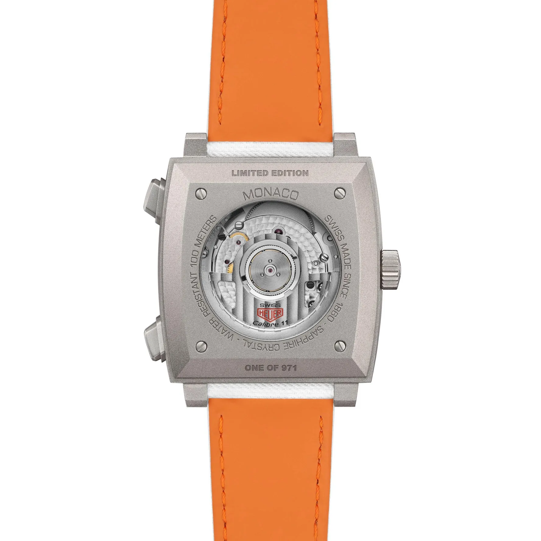 TAG Heuer Limited Edition Monaco Chronograph X Gulf 39mm Titanium Automatic Watch