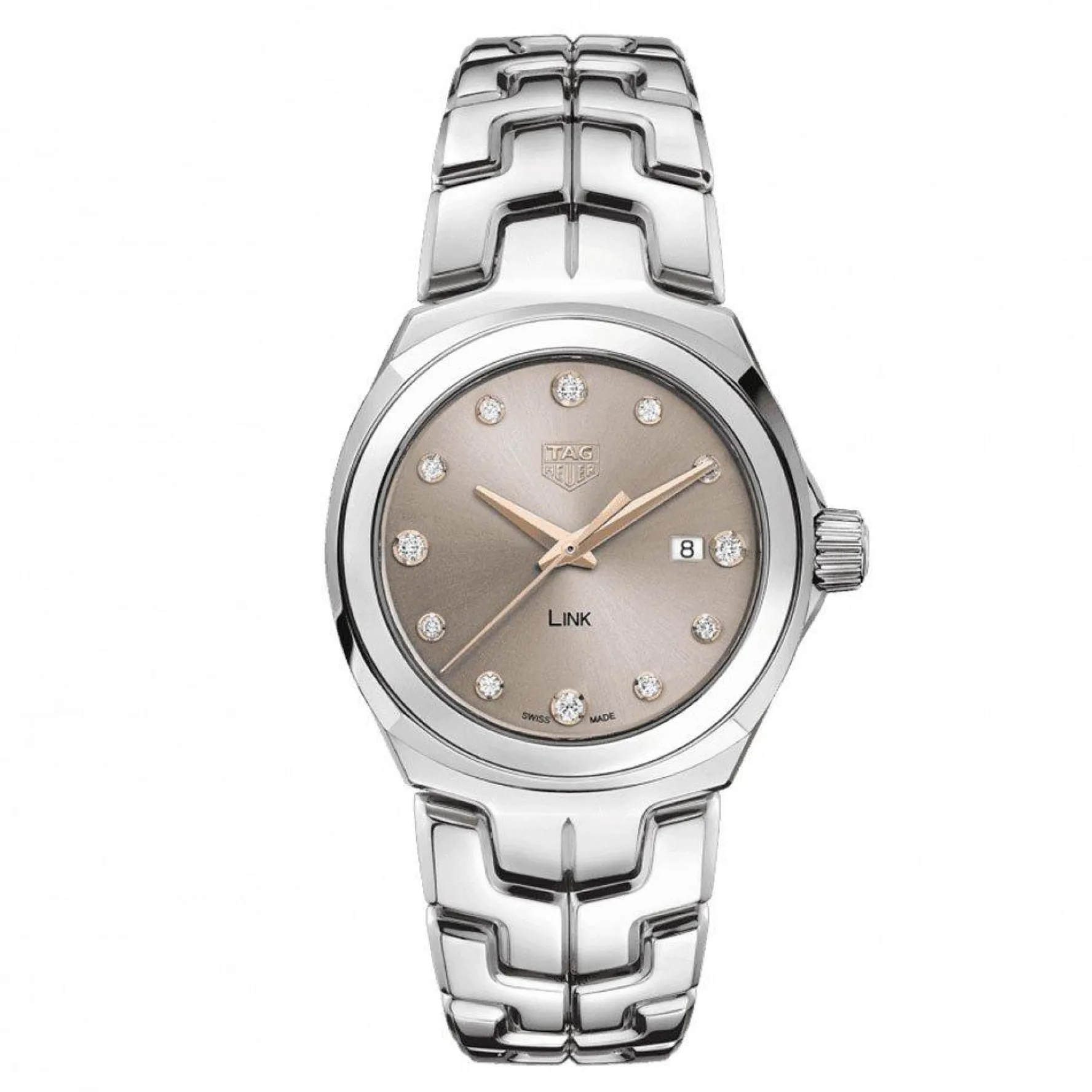 TAG Heuer Link Quartz Ladies Taupe Steel Watch