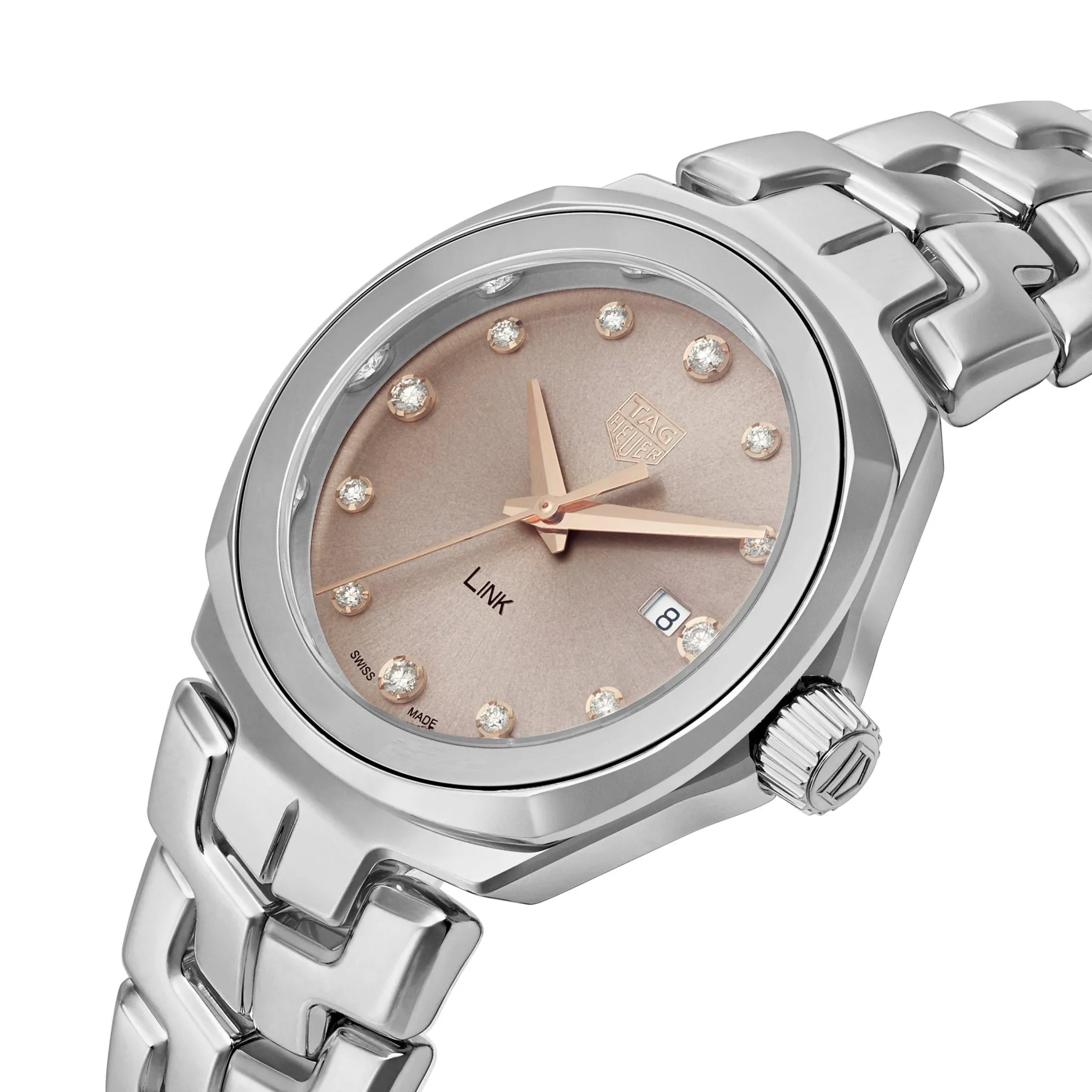 TAG Heuer Link Quartz Ladies Taupe Steel Watch