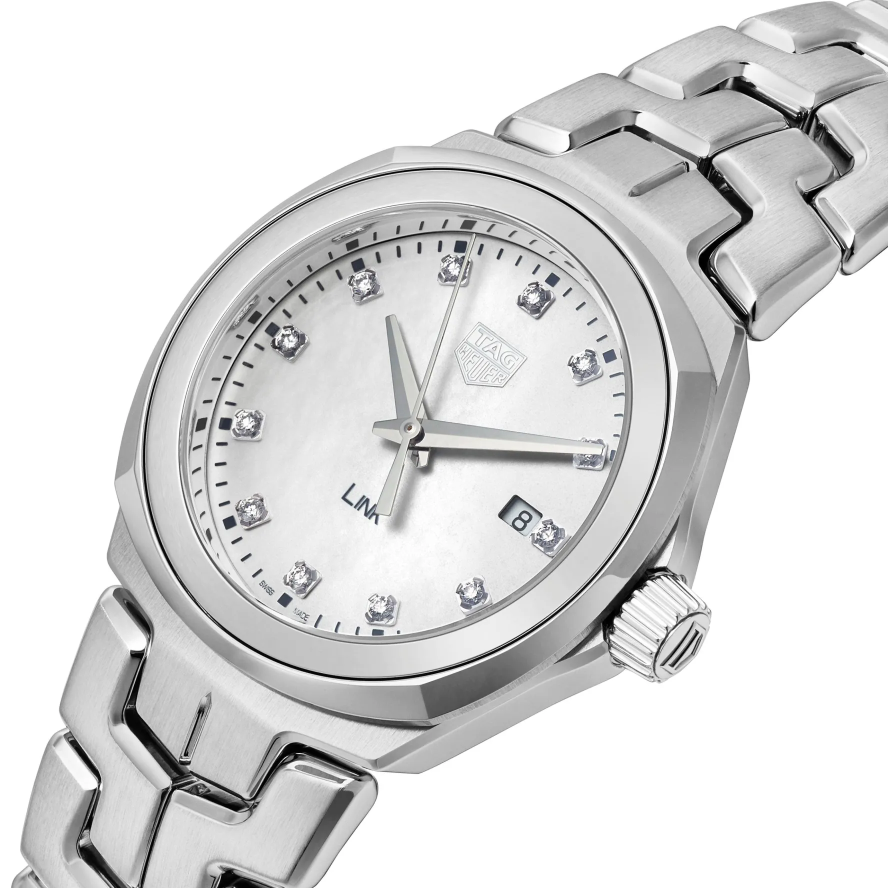 TAG Heuer Link Quartz Ladies Mother of Pearl Steel Watch