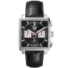 TAG Heuer Monaco 160 Special Edition Heuer 02 Automatic Men's Black Leather Chronograph 39mm Watch