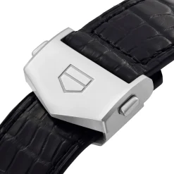 TAG Heuer Monaco 160 Special Edition Heuer 02 Automatic Men's Black Leather Chronograph 39mm Watch
