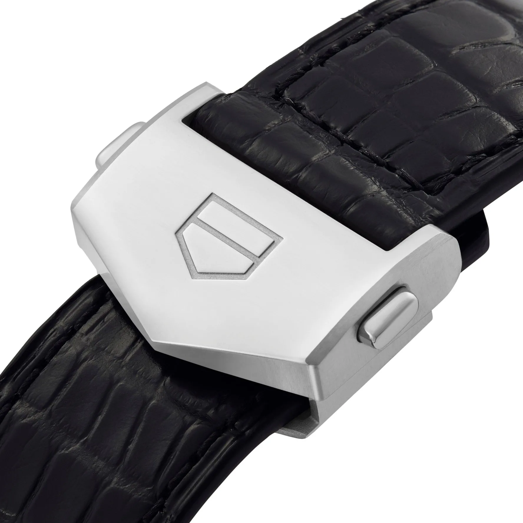 TAG Heuer Monaco 160 Special Edition Heuer 02 Automatic Men's Black Leather Chronograph 39mm Watch
