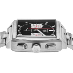 TAG Heuer Monaco 160 Special Edition Heuer 02 Automatic Men's Black Steel Chronograph 39mm Watch