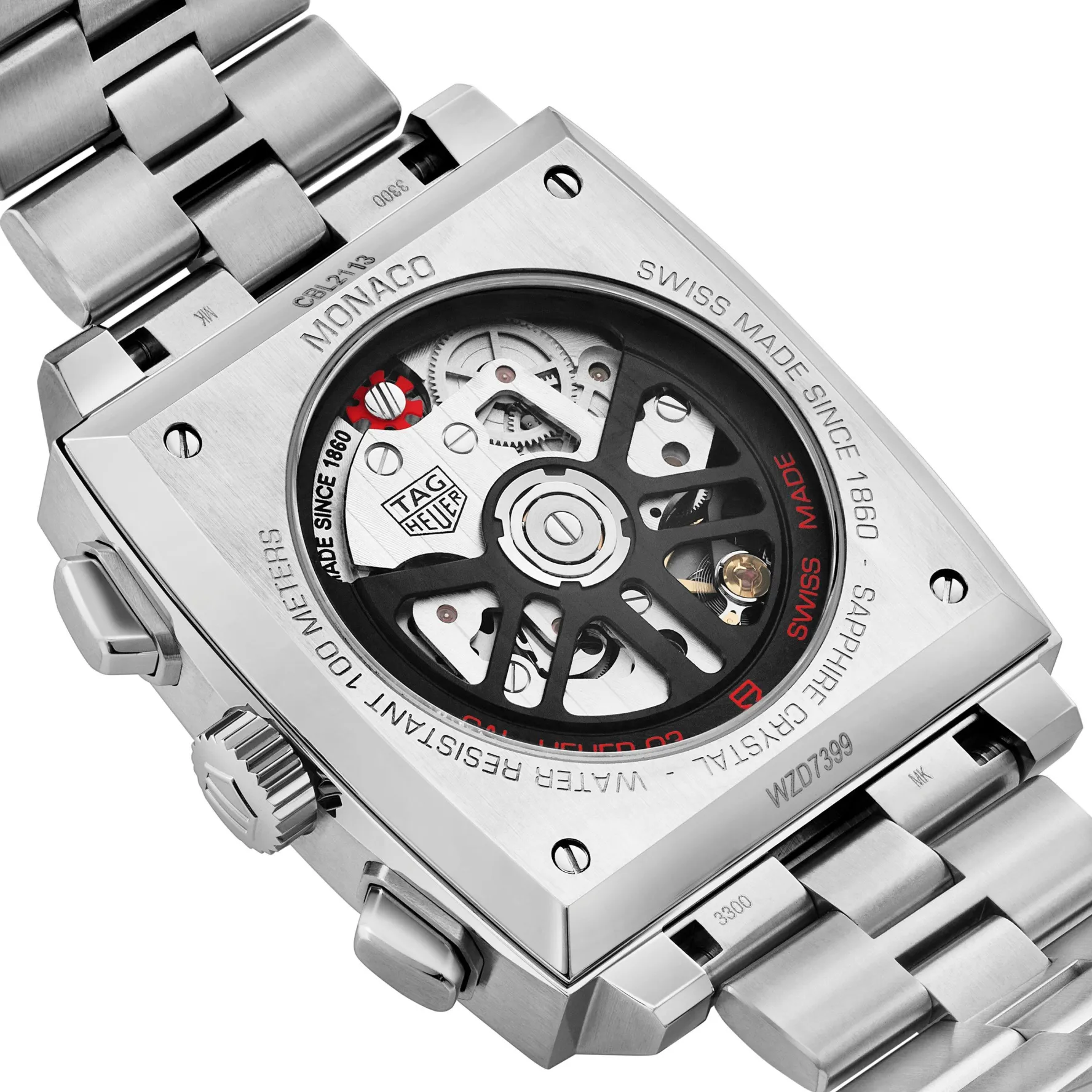 TAG Heuer Monaco 160 Special Edition Heuer 02 Automatic Men's Black Steel Chronograph 39mm Watch