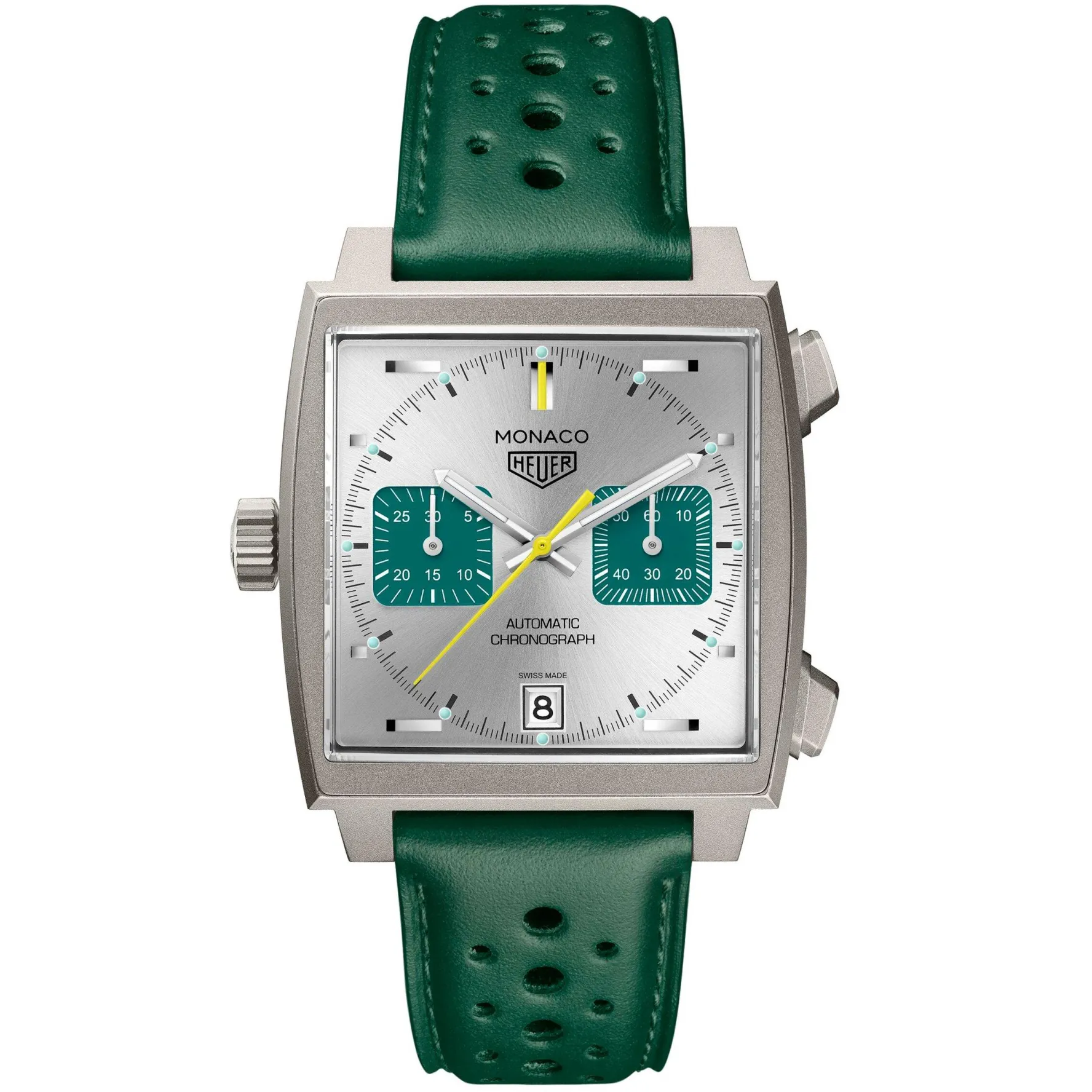 TAG Heuer Monaco Chronograph Racing Green 39mm Titanium Automatic Watch