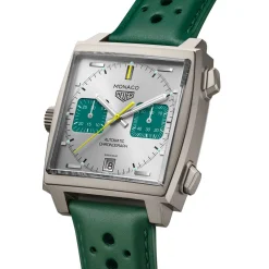 TAG Heuer Monaco Chronograph Racing Green 39mm Titanium Automatic Watch