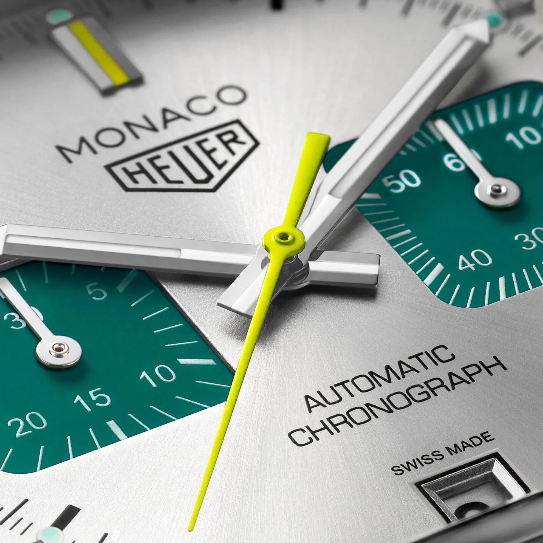 TAG Heuer Monaco Chronograph Racing Green 39mm Titanium Automatic Watch