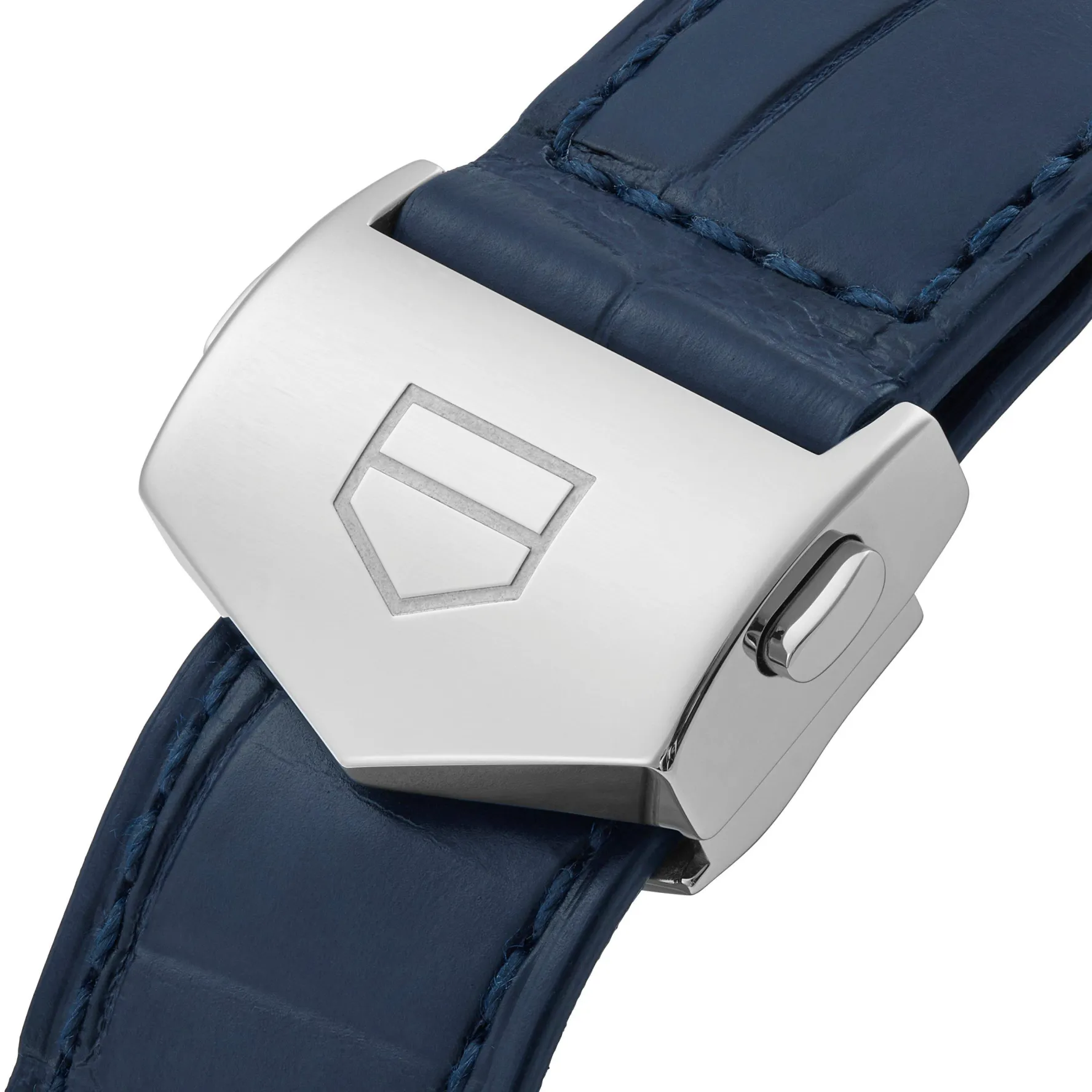 TAG Heuer Monaco Heuer 02 Automatic Men's Blue Leather Chronograph 39mm Watch
