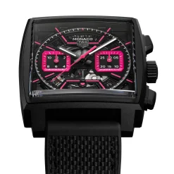 TAG Heuer Monaco Skeleton Pink 39mm Titanium Chronograph Automatic Men's Watch
