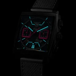 TAG Heuer Monaco Skeleton Pink 39mm Titanium Chronograph Automatic Men's Watch
