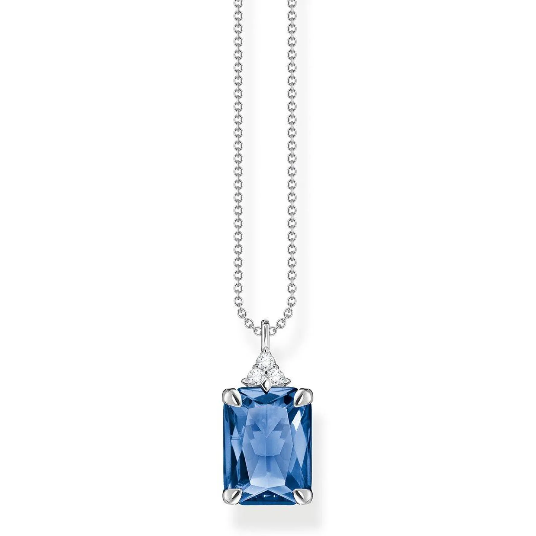 Thomas Sabo Blue Crystal Necklace