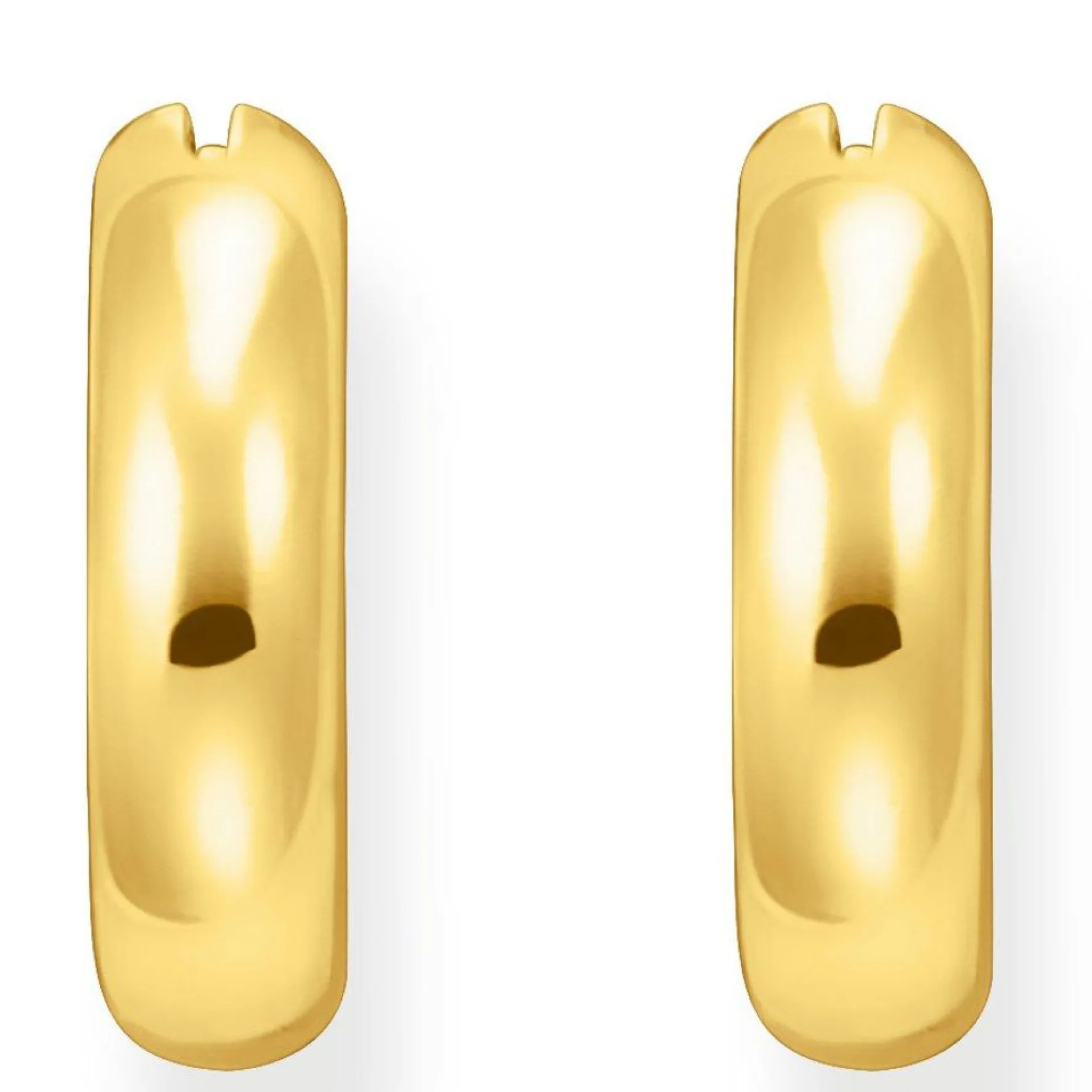 Thomas Sabo 18ct Yellow Gold Plated Hoop Earrings