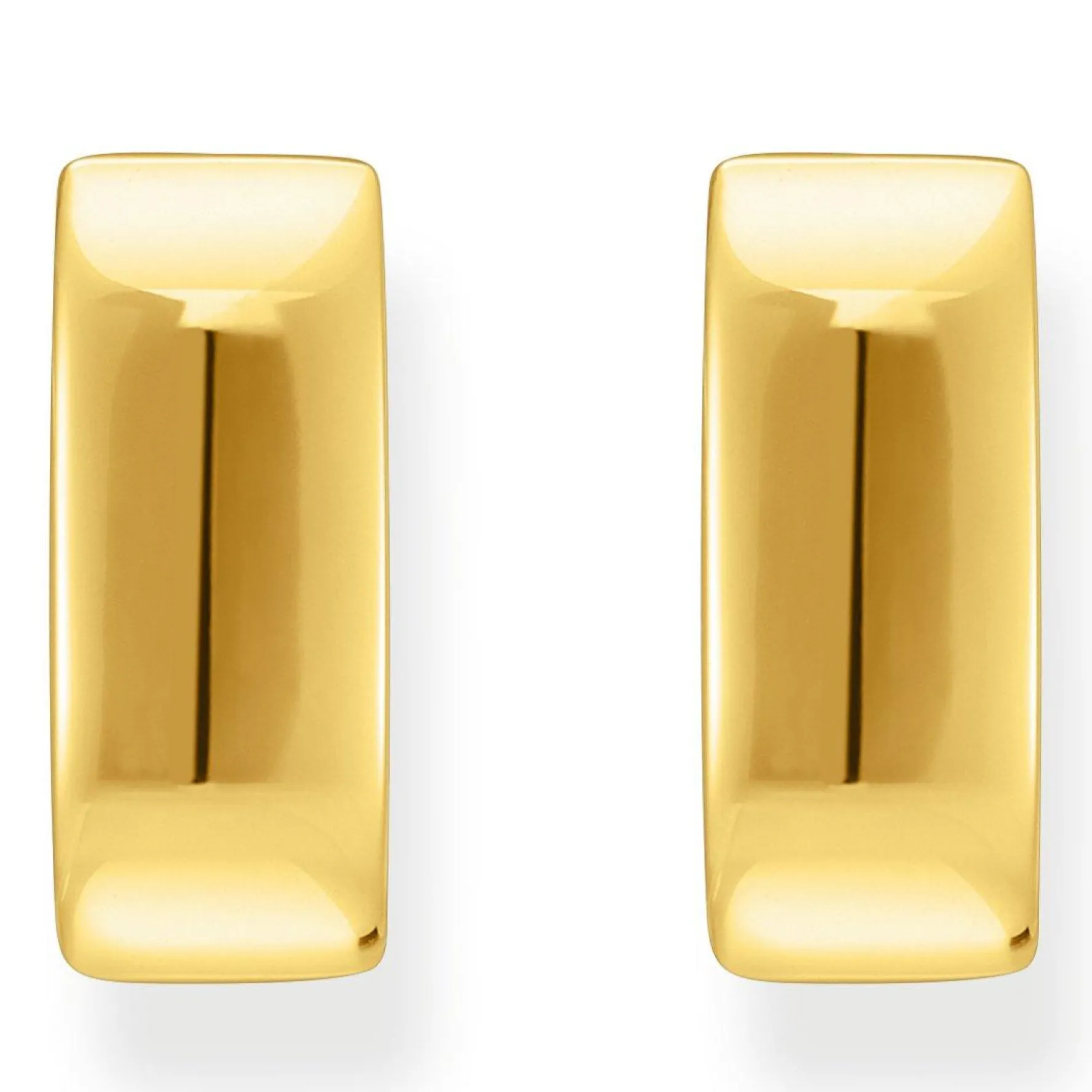 Thomas Sabo 18ct Yellow Gold Plated Hoop Earrings