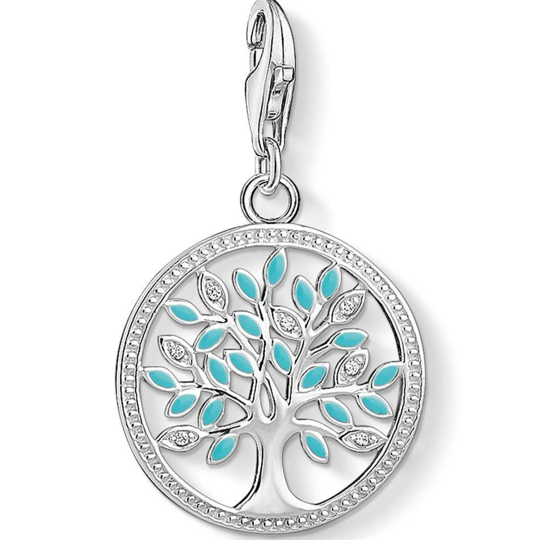 Thomas Sabo Generation Charm Club Silver Tree of Love Cubic Zirconia Charm