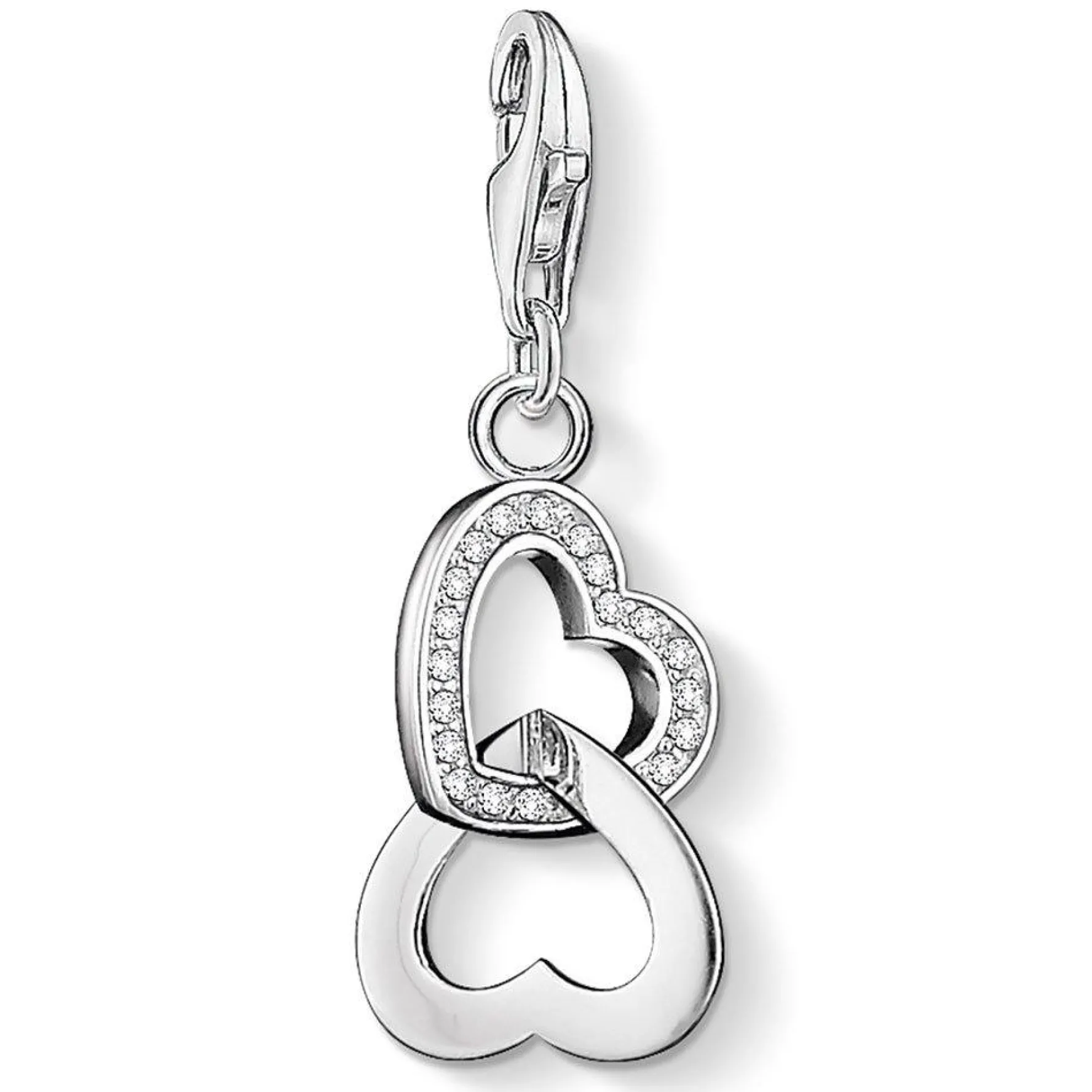 Thomas Sabo Generation Charm Club Love & Friendship Silver Hearts Charm