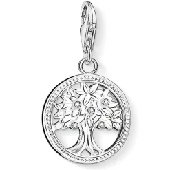 Thomas Sabo Generation Charm Club Silver Cubic Zirconia Tree of Life Charm