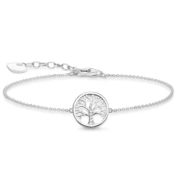 Thomas Sabo Glam & Soul Silver Cubic Zirconia Tree of Love Bracelet