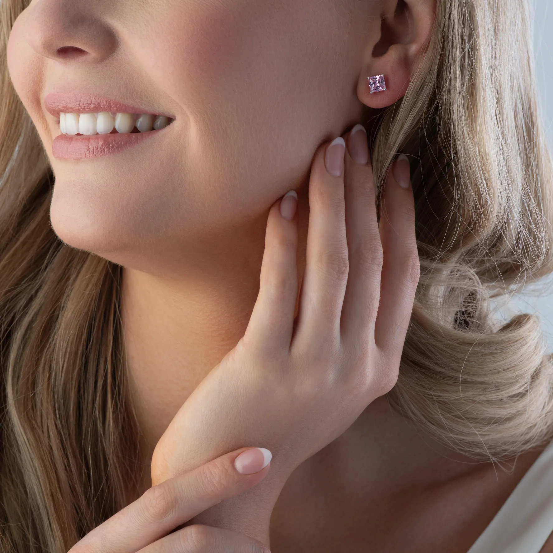 Thomas Sabo Pink Cubic Zirconia Stud Earrings
