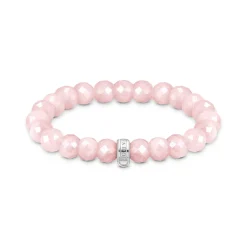Thomas Sabo Rose Quartz Charm Bracelet