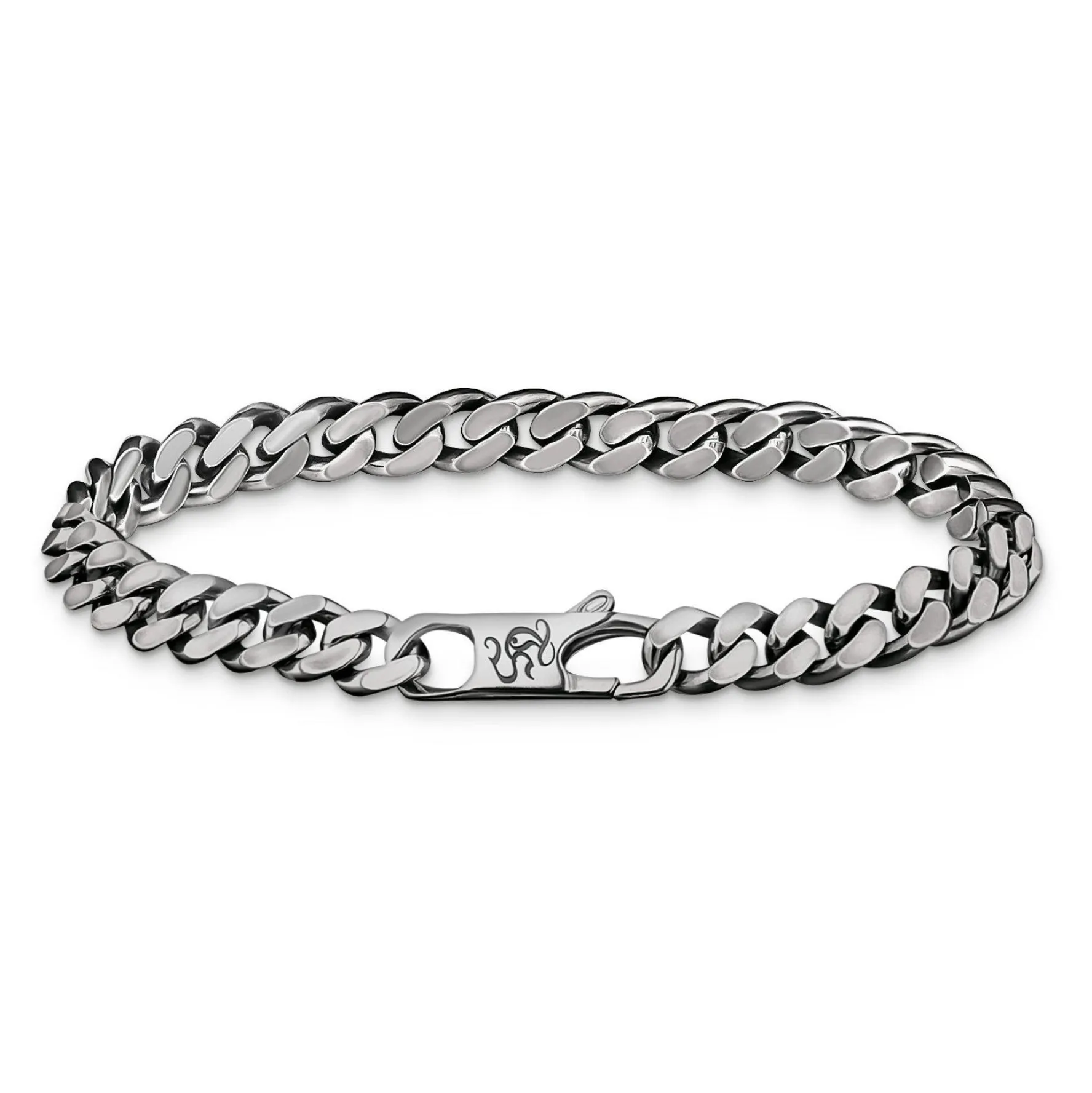 Thomas Sabo Silver Armoured Curb Bracelet