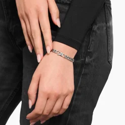 Thomas Sabo Silver Armoured Curb Bracelet