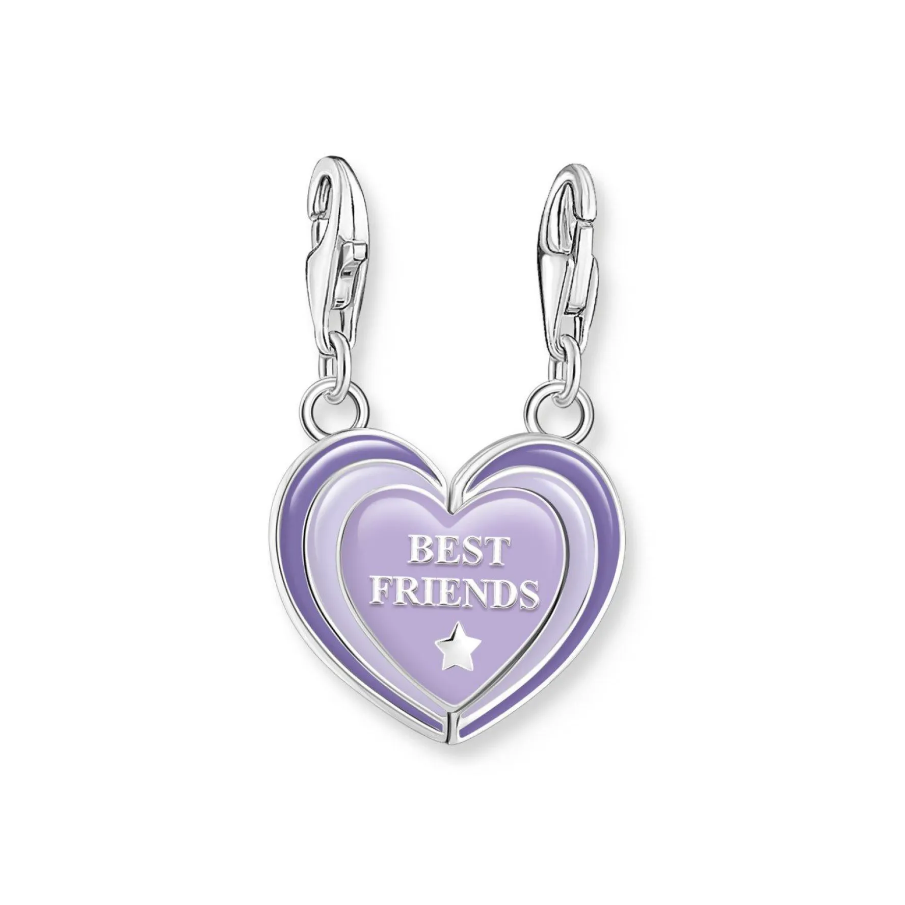 Thomas Sabo Silver Best Friend Heart Charm