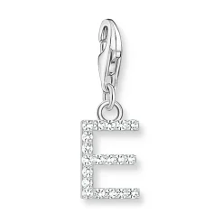 Thomas Sabo Silver Cubic Zirconia Initial E Charm