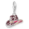 Thomas Sabo Silver Cubic Zirconia Cowboy Hat Charm