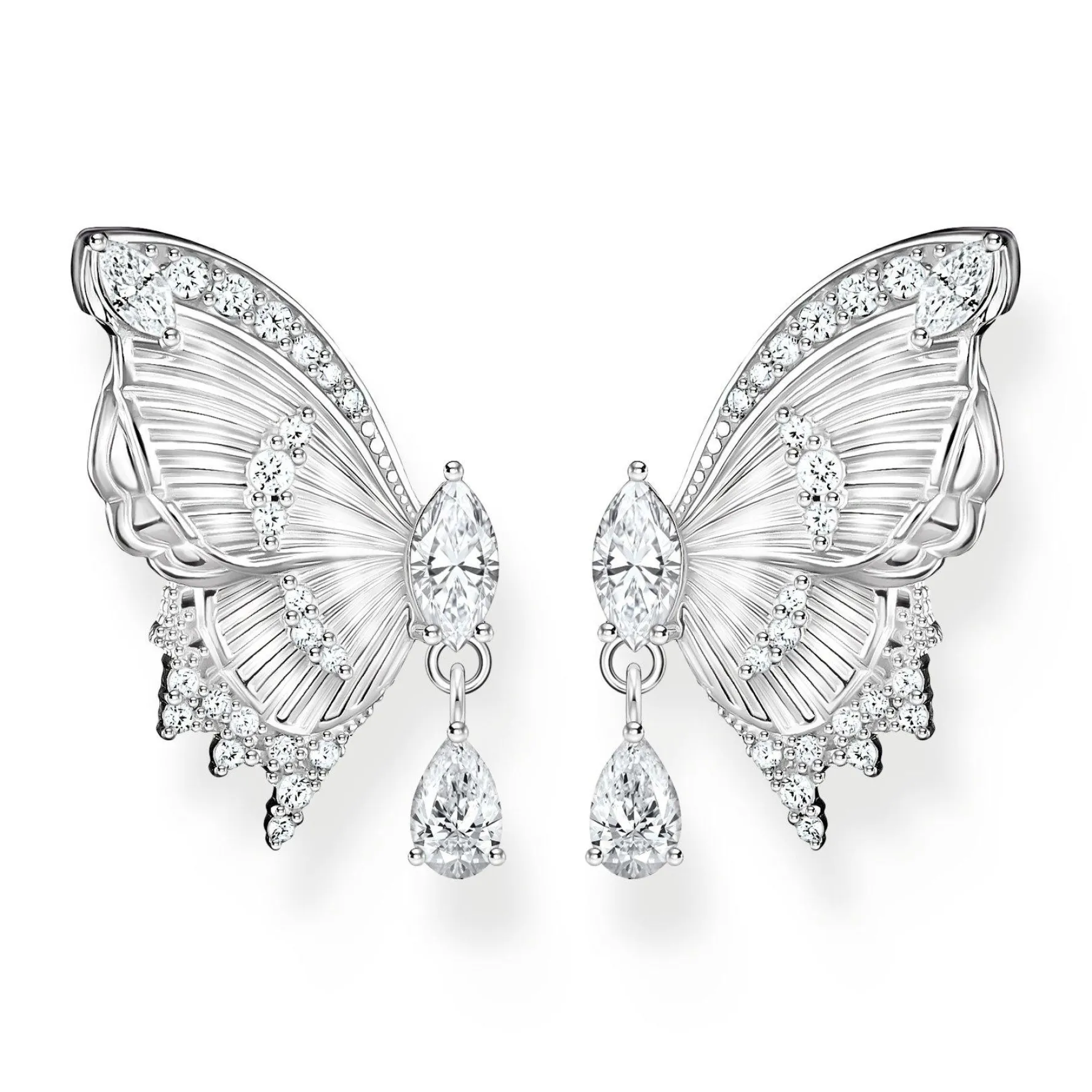 Thomas Sabo Silver Cubic Zirconia Stud Earrings