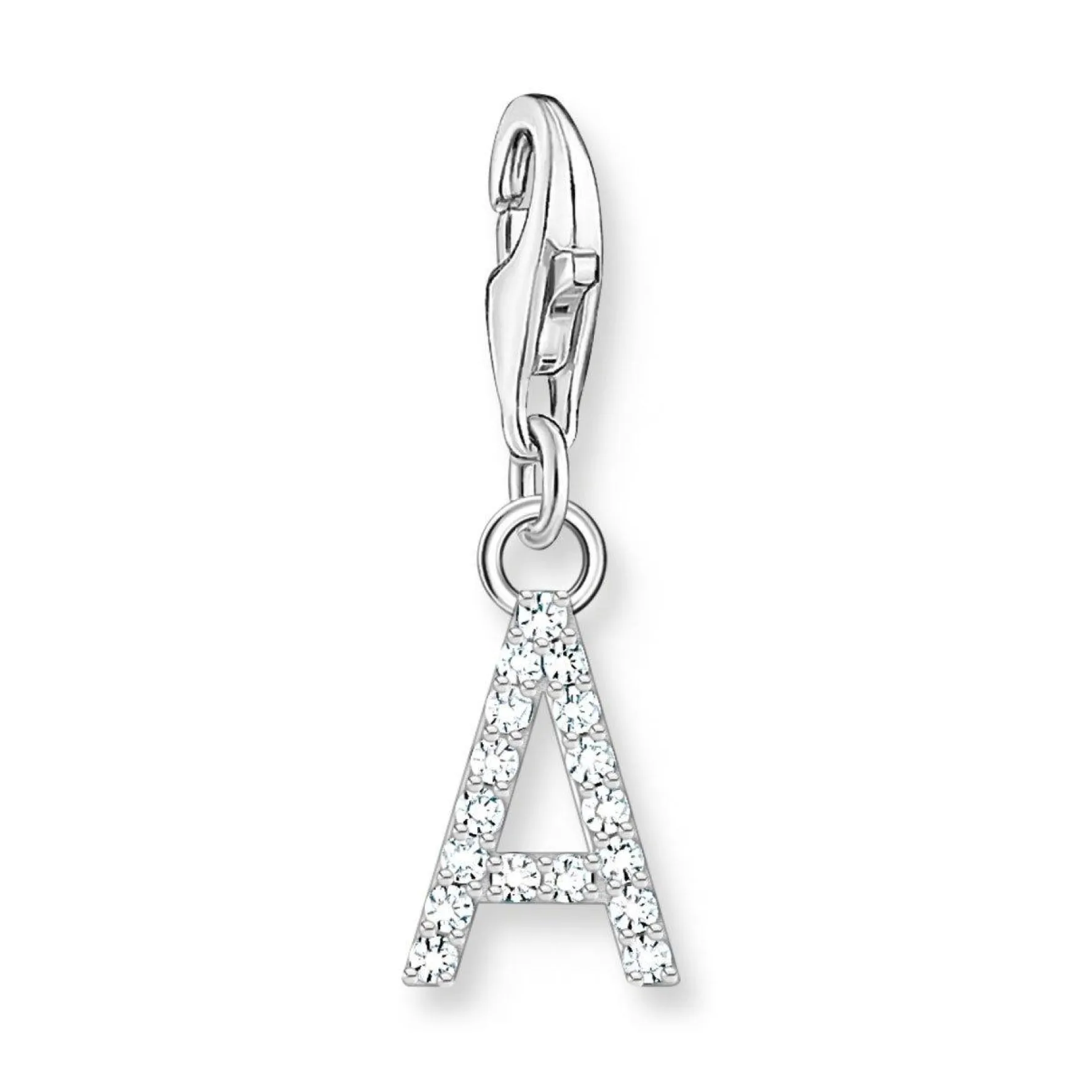 Thomas Sabo Silver Cubic Zirconia Initial A Charm